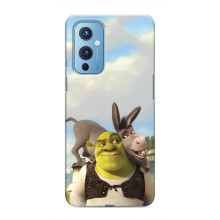 Чохол з мультфільмом Шрек на OnePlus 9 – Шрек і осел