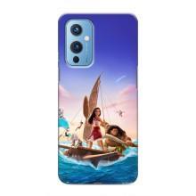 Чехол с мультфильмом Моана OnePlus 9 – Моана и Мауи