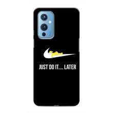 Чохол з логтипом Найк на OnePlus 9 (Nike just do it)