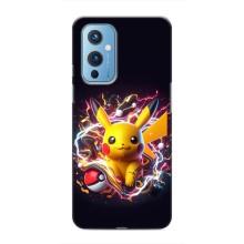 Чехол с Пикачу на OnePlus 9 – Пикачу с мячом