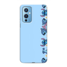 Чохол з принтом Стіч на OnePlus 9 (Стіч фон)