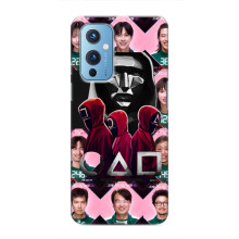 Чохол Гра в кальмара для OnePlus 9 – Персонажі гри кальмара