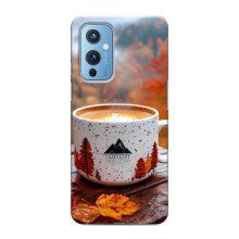 Чохол з унікальним дизайном 'Осінь з кавою' для OnePlus 9 – Кава на природі