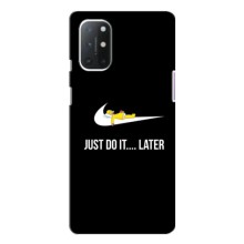 Силиконовый Чехол на OnePlus 9 с картинкой Nike – Later