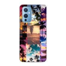 Силиконовый чехол с КАРТИНКАМИ лето для OnePlus 9 (AlphaPrint) (Летний отпуск)