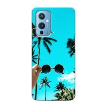 Силиконовый чехол с КАРТИНКАМИ лето для OnePlus 9 (AlphaPrint) (Взгляд лето)