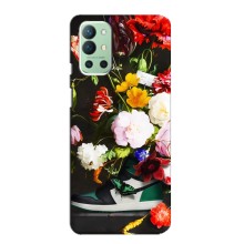 Бренднові Чохли для OnePlus 9R - (PREMIUMPrint) – Nike цветы