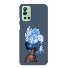 Чехлы (ART) Цветы на OnePlus 9R (VPrint) (Квіти на голові)