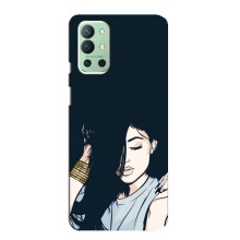 Чехол с печатью для OnePlus 9R - (Мода) (AlphaPrint) – Красивая девочка