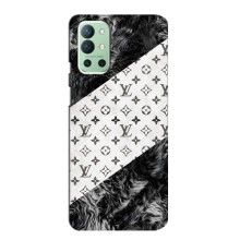 Чохол Стиль Louis Vuitton на OnePlus 9R (LV на білому)