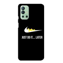 Силиконовый Чехол на OnePlus 9R с картинкой Nike (Later)