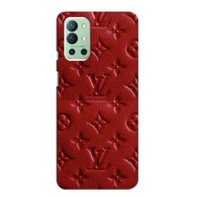 Текстурный Чехол Louis Vuitton для ВанПлас 9р (Красный ЛВ)