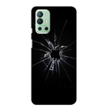 Текстурный Чехол для OnePlus 9R (Биток стекло)