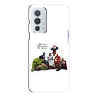 Чехлы для OnePlus 9RT (Для Христиан) (Иисус супергерой)