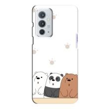 Чехлы с изображением разных животных для OnePlus 9RT (Удивленные медвеженки)