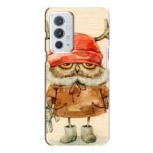 Чохли з принтом СОВИ для OnePlus 9RT (Сова у шапці)