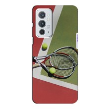 Чехлы с принтом Спортивная тематика для OnePlus 9RT – Ракетки теннис