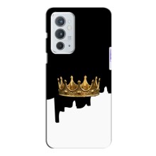 Чехол (Корона на чёрном фоне) для ВанПлас 9рт – Золотая корона