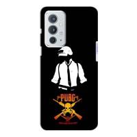 Силиконовый чехол с картинкой "Герой Pubg" на OnePlus 9RT (Пабг)