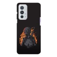 Силиконовый чехол с картинкой "Герой Pubg" на OnePlus 9RT (В огне)
