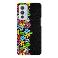 Чехол с Цветами для OnePlus 9RT (Яркие цветы)