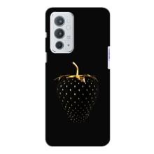 Чехол с изображением  вкусной еды для OnePlus 9RT (Чёрная клубника)