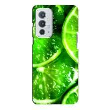 Чехол с изображением  вкусной еды для OnePlus 9RT (Яркий ЛАЙМ)