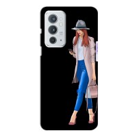Чехол с картинкой Модные Девчонки OnePlus 9RT (Девушка со смартфоном)