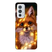 Чехол с Лисичкой для OnePlus 9RT (Новогодний лисенок)