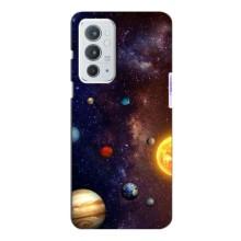 Чохол (ТПУ) з планетами на OnePlus 9RT (Космічний вид)