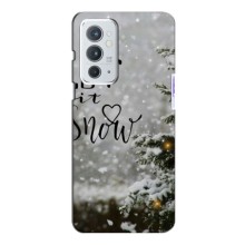 Новогодние, Праздничные Чехлы для OnePlus 9RT - 2024 год (Let it snow)