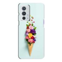 Чехлы с тематикой "ЦВЕТЫ" на OnePlus 9RT (Цветок-мороженное)