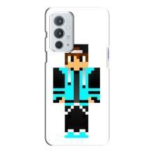Чохли для OnePlus 9RT (Персонажі МайнКрафт) (Хлопчик у блакитному)