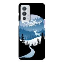 Силиконовый бампер на рождество для OnePlus 9RT (Рождественский Олень)