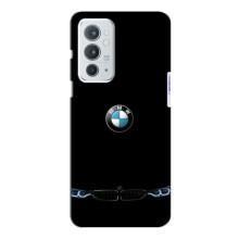 Силіконовий бампер з картинкою машини на OnePlus 9RT (Чорний BMW)