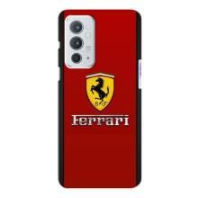 Силіконовий бампер з картинкою машини на OnePlus 9RT (Ferrari Logo)