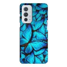 Силиконовый бампер с картинкой животных для OnePlus 9RT (Крылья бабочек)