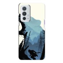 Силиконовый бампер с картинкой животных для OnePlus 9RT (Медведь и лес)