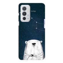 Силиконовый бампер с картинкой животных для OnePlus 9RT (Медведица)
