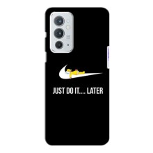 Силиконовый Чехол на OnePlus 9RT с картинкой Nike – Later