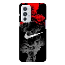 Силиконовый Чехол на OnePlus 9RT с картинкой Nike (Nike дым)