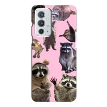 Силиконовый Чехол с Енотами на OnePlus 9RT (Смешные Еноты)