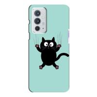 Силіконовий чохол з котиком для OnePlus 9RT (Падаючий кіт)