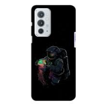 Силіконовый Чохол з принтом "Космонавти" на OnePlus 9RT (В руках земля)