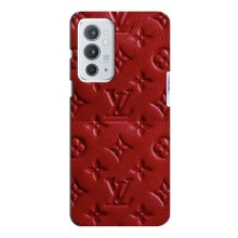 Текстурный Чехол Louis Vuitton для ВанПлас 9рт – Красный ЛВ