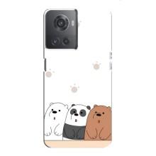 Чехлы с изображением разных животных для OnePlus ACE (10R) (Удивленные медвеженки)