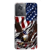 Чехол Флаг USA для OnePlus ACE (10R)