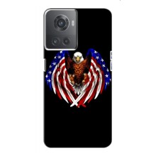 Чехол Флаг USA для OnePlus ACE (10R) – Крылья США