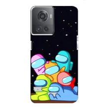 Чохли Амонг Ас для OnePlus ACE (10R) (AlphaPrint) (Скіни в космосі)