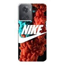 Чохол для OnePlus ACE (10R) - з принтом Найк (AlphaPrint) (Димчастий найк)